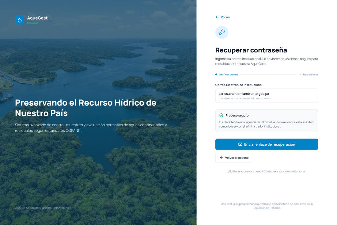 Recuperar contraseña